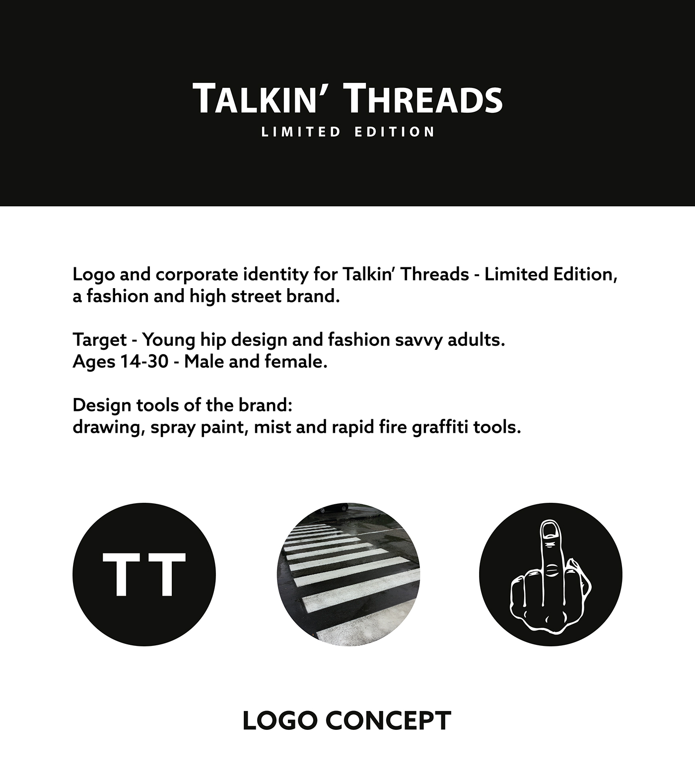tt brand logo monogram mark Logotype type tshirt Mode Street Stationery Style finger middle finger crossing