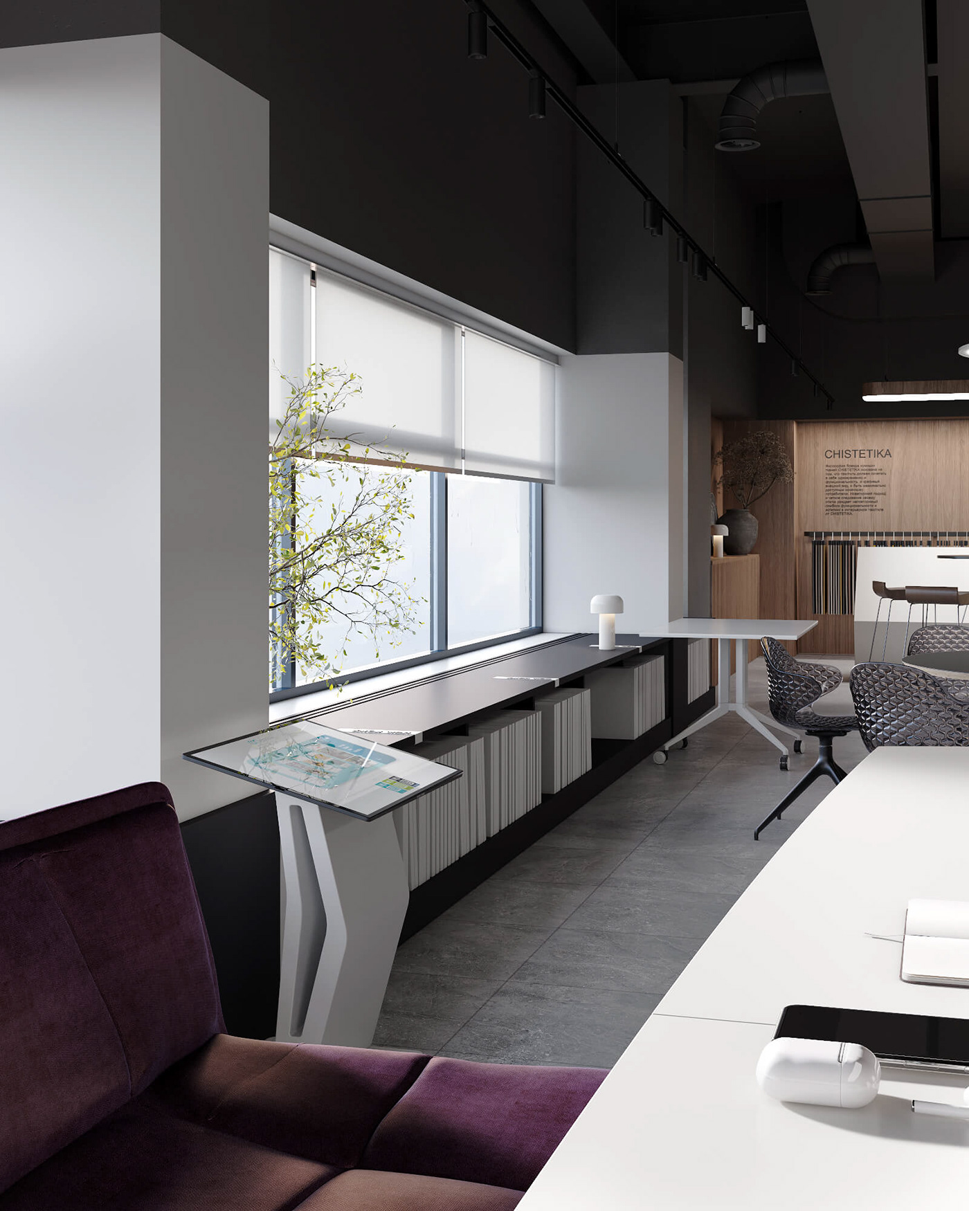3ds max inspiration Interior interior design  Office Render showroom visualization