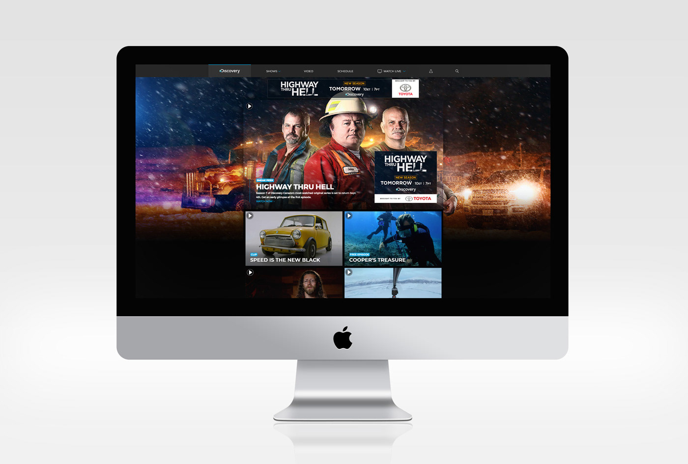 Highway Thru Hell tvshow Entertainment discovery Cable marketing   Social banners keyart digital campaign Bell Media