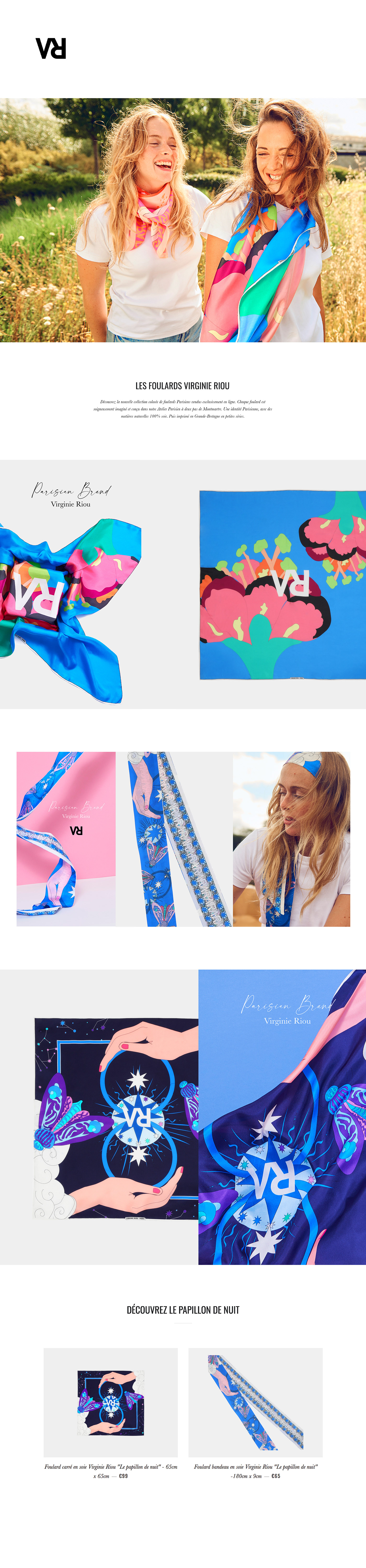 accessories brand brand creation colors design Fashion  print design  scarve Webdesign