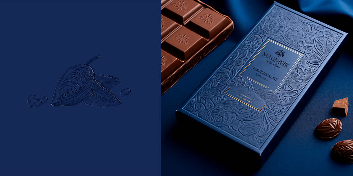 фирменный стиль, графика, упаковка для бренда шоколада