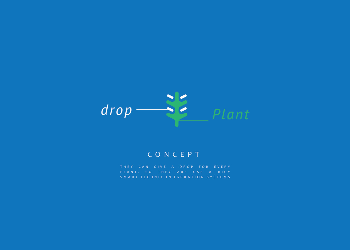 Arab drop garden identity IGRRATION logo Plant Saudi water