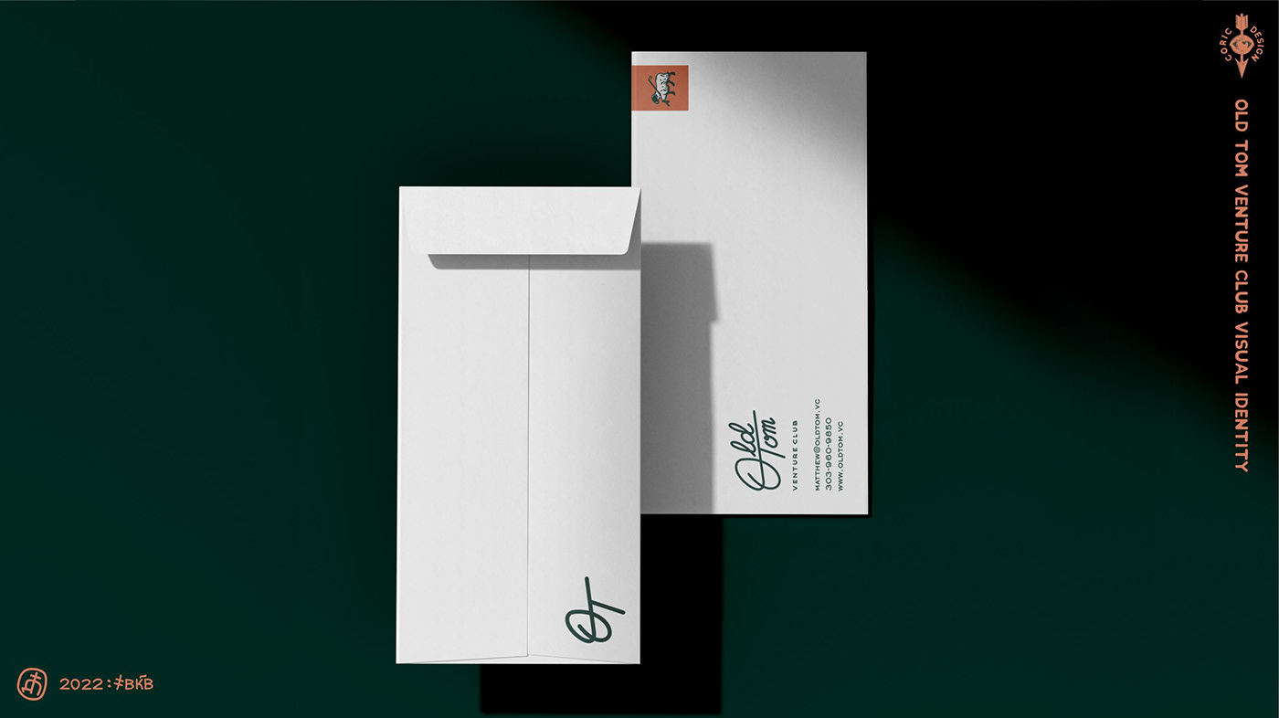 Envelope Design for Old Tom Venture Club