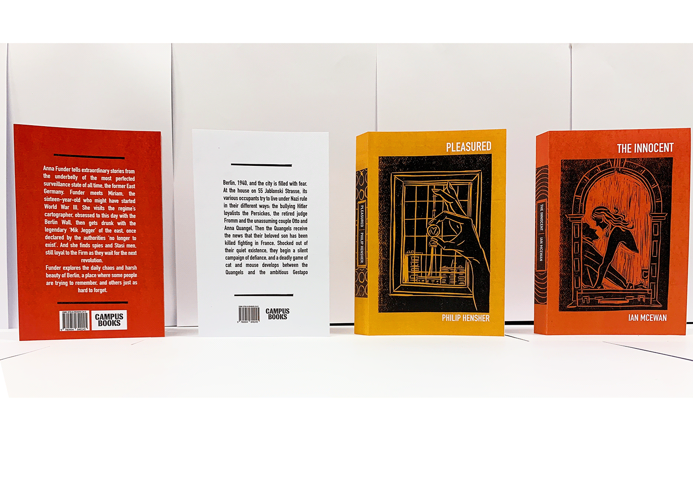 berlin book art Book Cover Design design ILLUSTRATION  linocut
