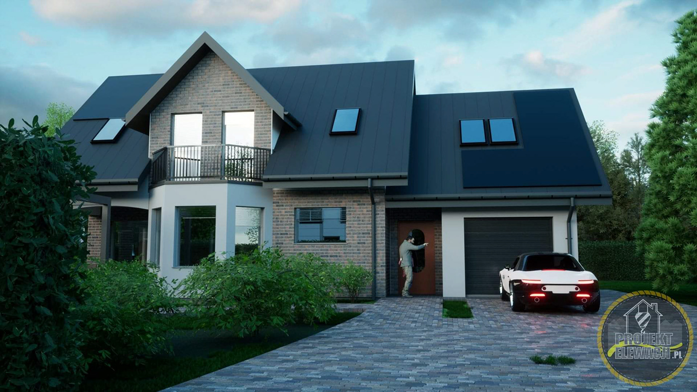 architect architects architecture brick Draftman house houses Render rendered rendering
