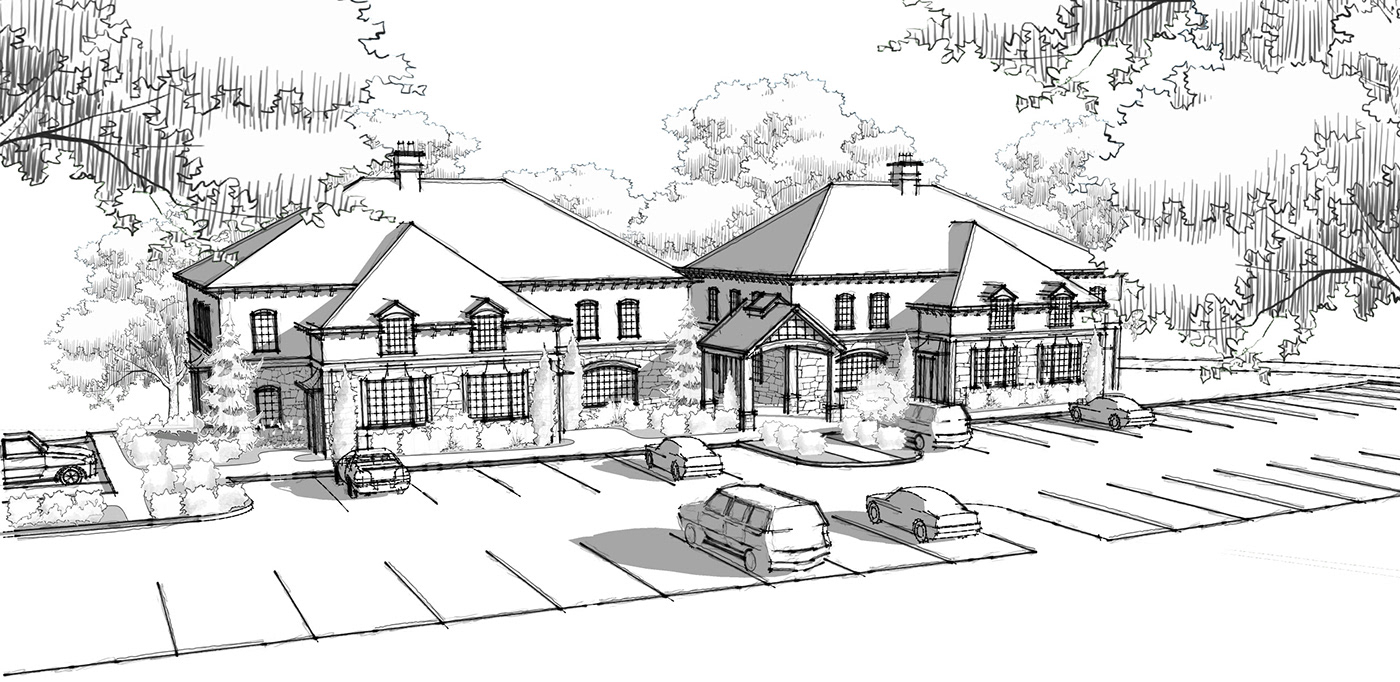 architectural architectural renderings rendering Residential Renderings sketching