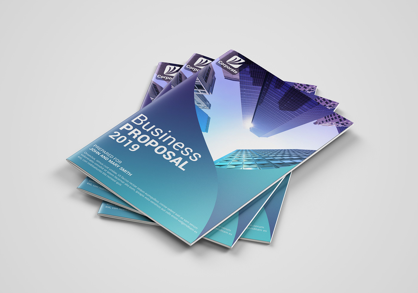Proposal Business Proposal bifold brochure brochure print template Product Catalog catalog Booklet modern a4
