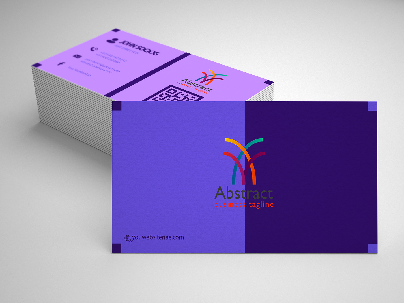 Purple Business Card