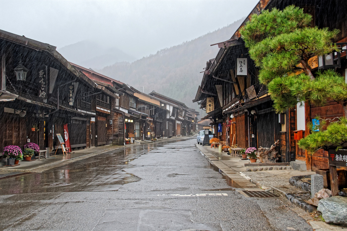 Old townscape japan historical site inn old house tradition Lightroom CC japan