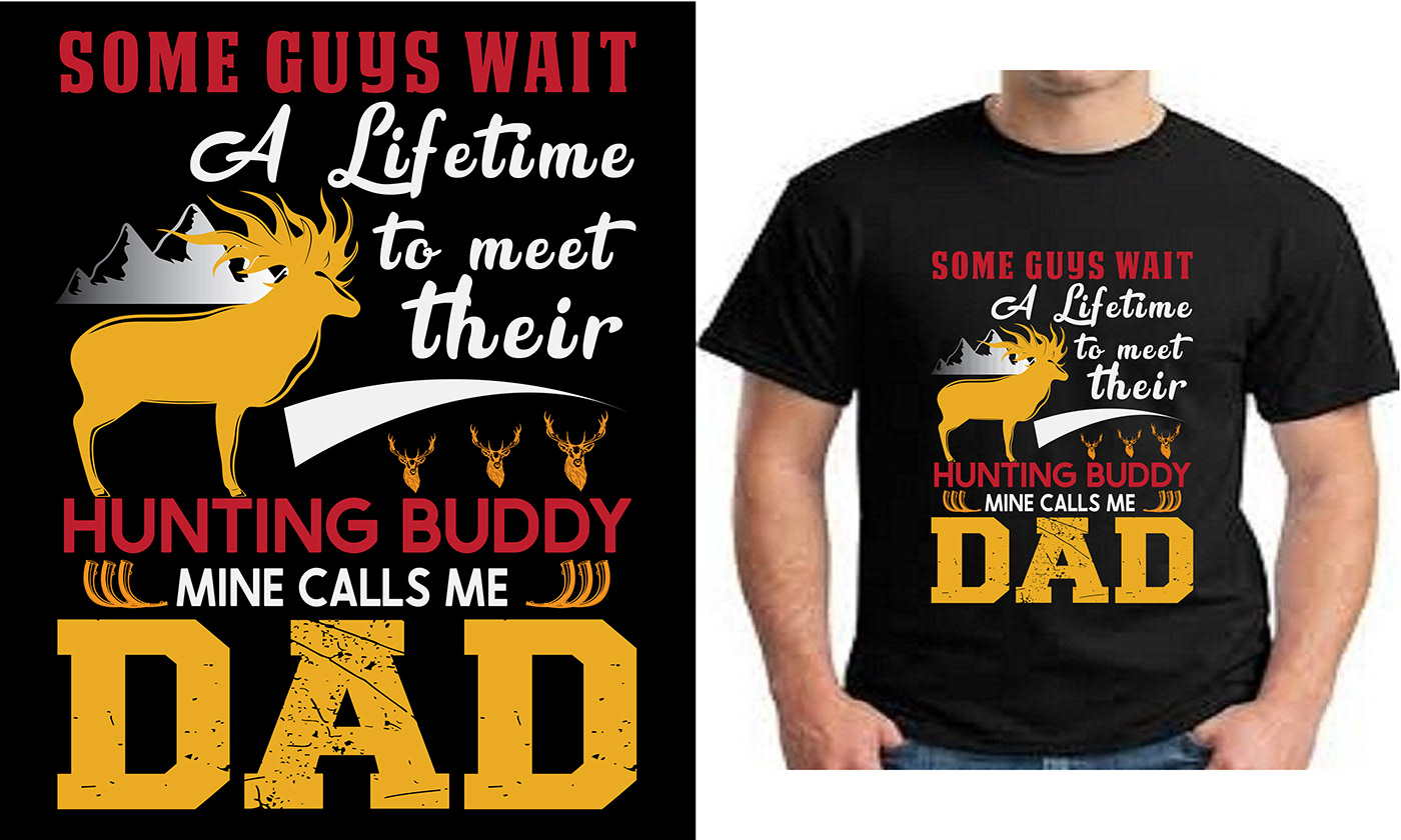 Hunting hunter t-shirt adobe illustrator vector Graphic Designer DADBS svg dad hungary
