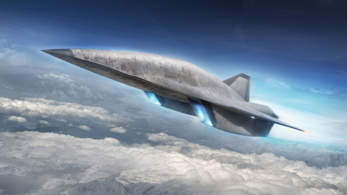 sr-72 drone CGI Lockheed Martin Aerospace Aircraft defense hypersonic hypersonics