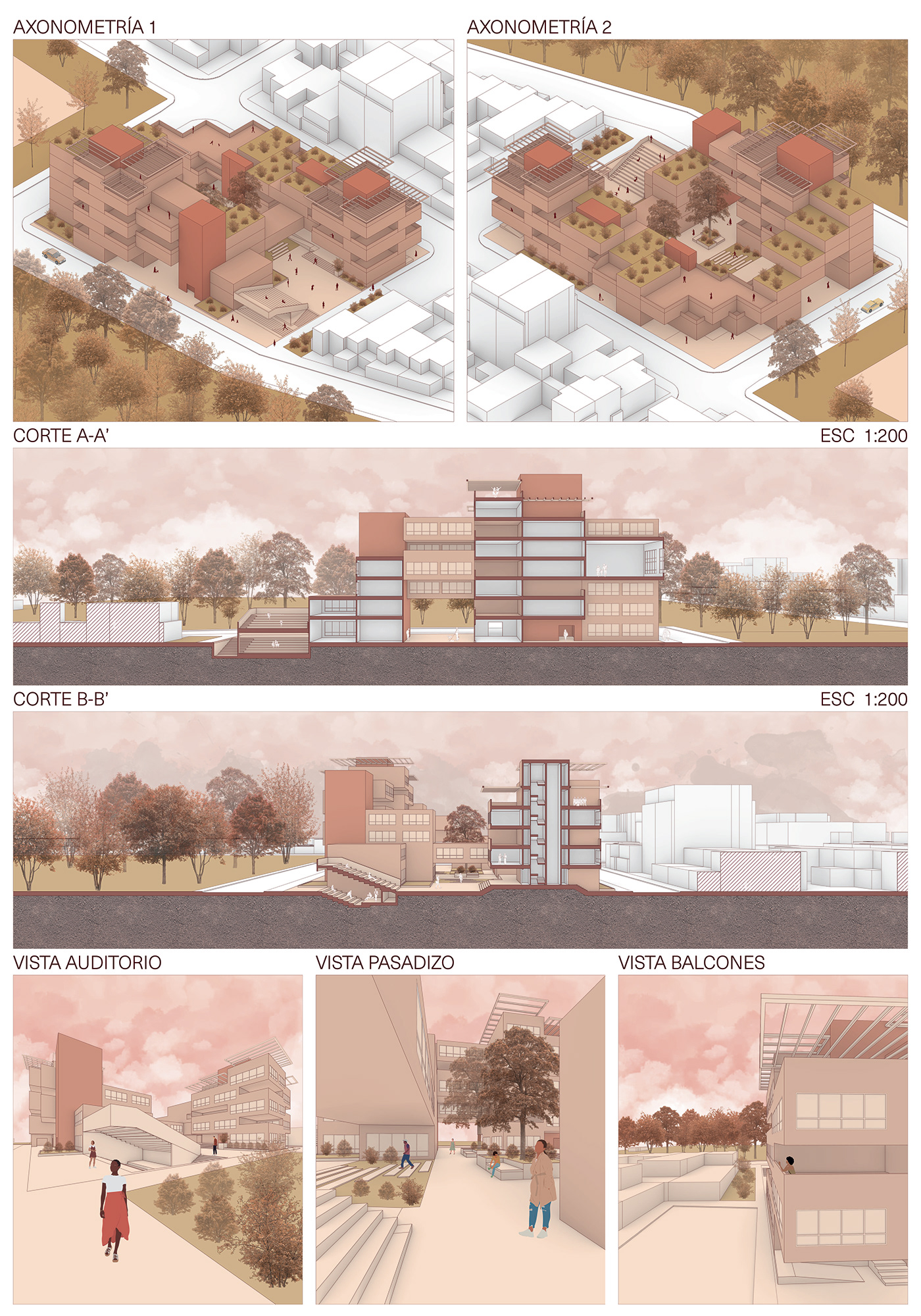 ARQUNIANDES TODO_PARTES arquitectura ilustracion vivienda visualization ARQT-2201 ARQT2360 EJERCICIO_03 feliperodriguez
