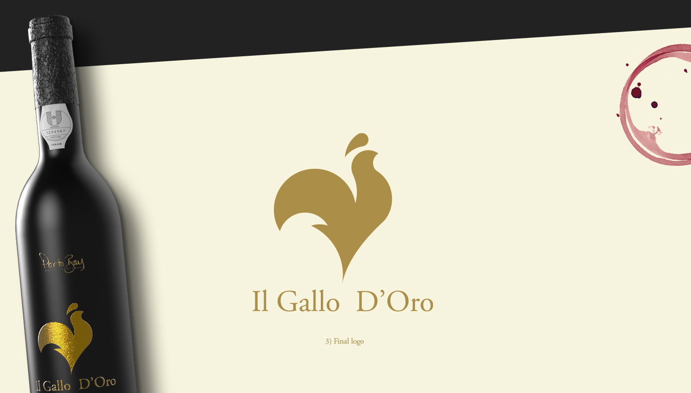 Rebrand rebranding il gallo d'oro cliff bay Porto bay hotel restaurant haute cuisine gourmet wine gold foil Madeira madeira island Portugal