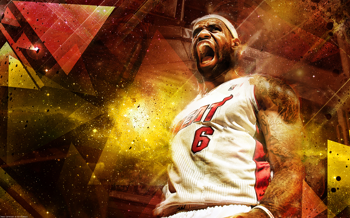 LeBron James, Miami Heat,nba wallpaper,Wallpapers,golden season,scream,yell...