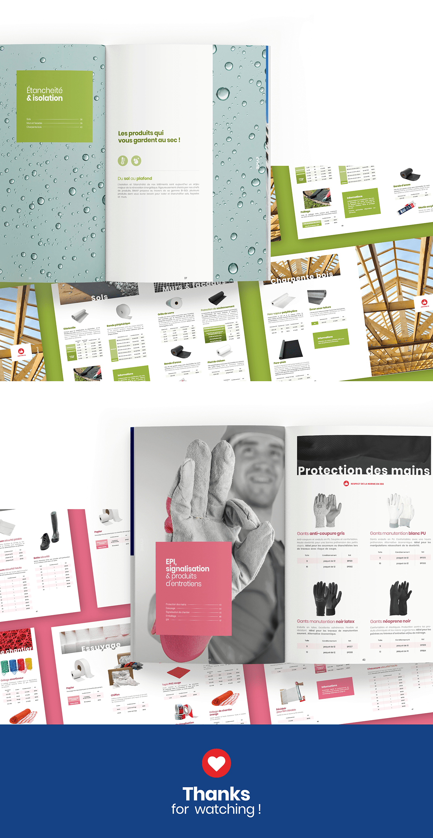 artisan artisanat brochure btp building catalog Catalogue construction produit worker
