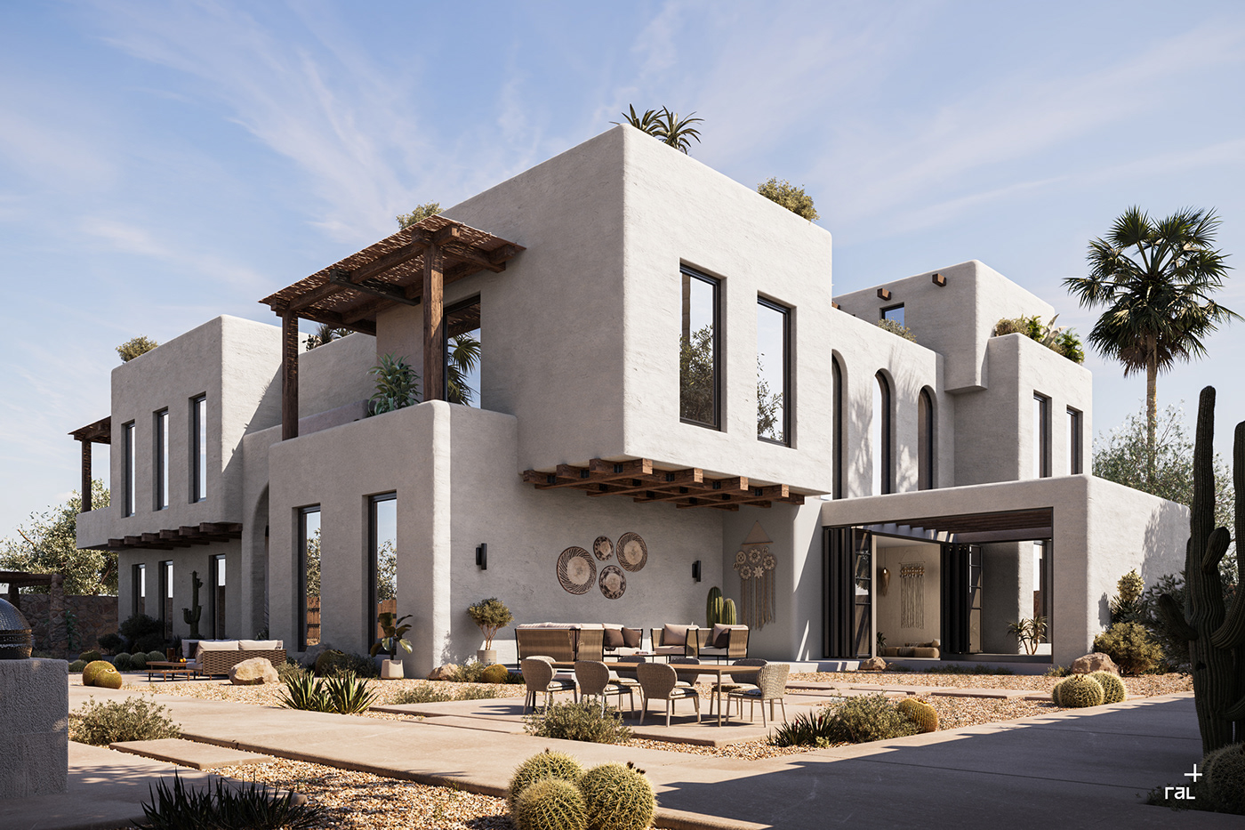 architecture archviz visualization exterior CGIArtist design Villa house modern рендер