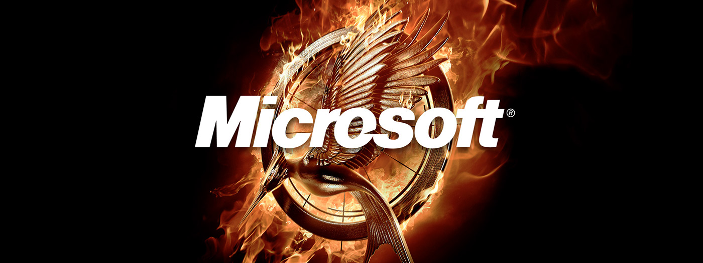 Microsoft lions gate Hunger Games Responsive social media aggregator