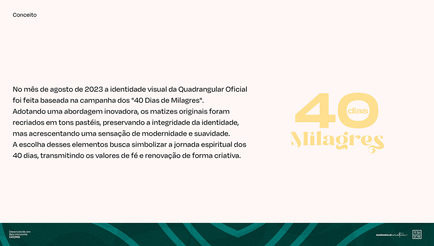 Igreja church identidade visual quadrangular Lagoinha flyer Social media post brand identity design