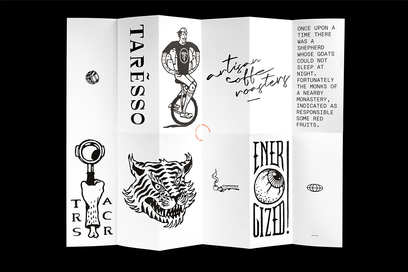brochure Coffee ILLUSTRATION  print Product Catalogue Taresso