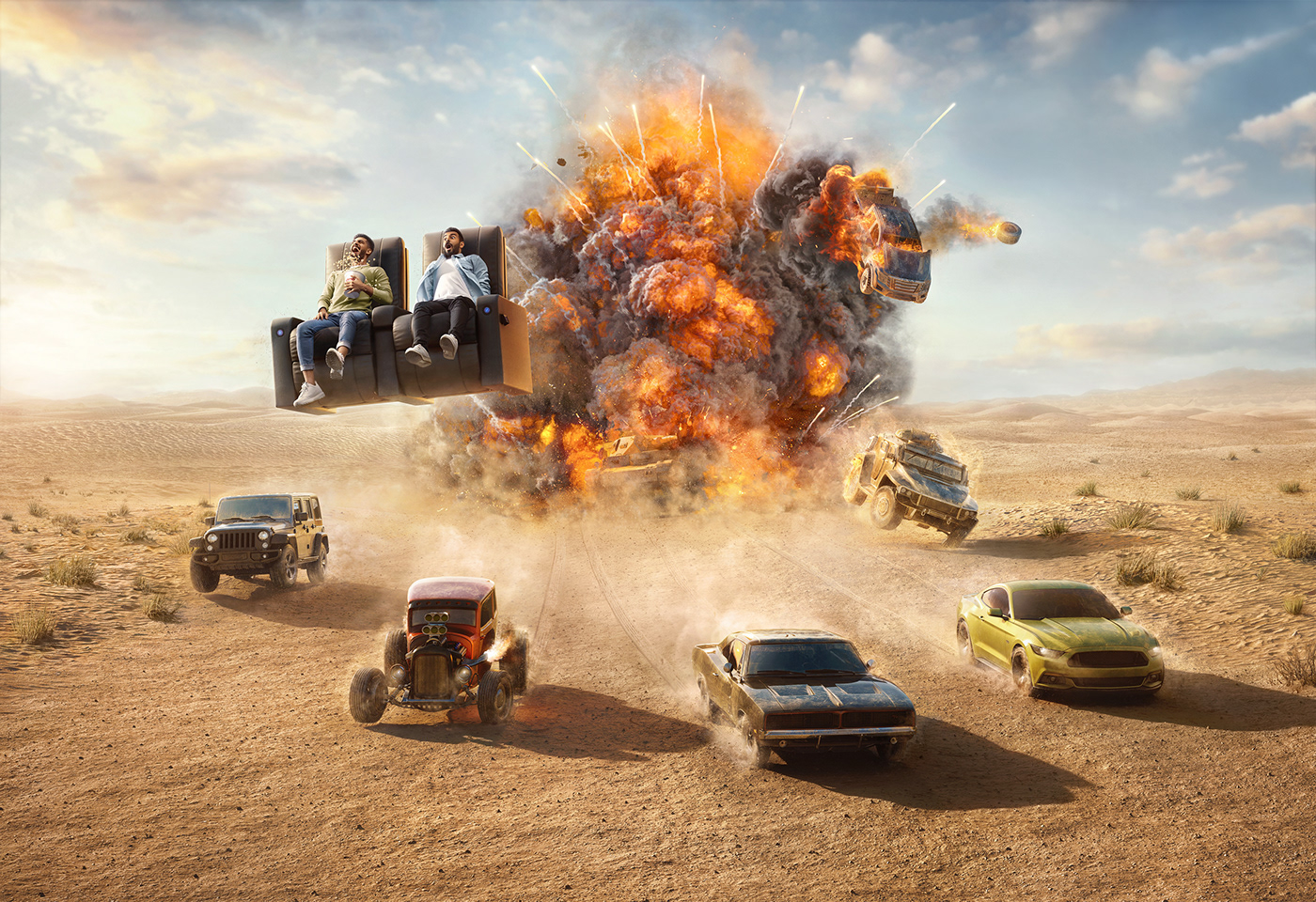 action Cars Cinema desert explosion fire horror octopus prison race
