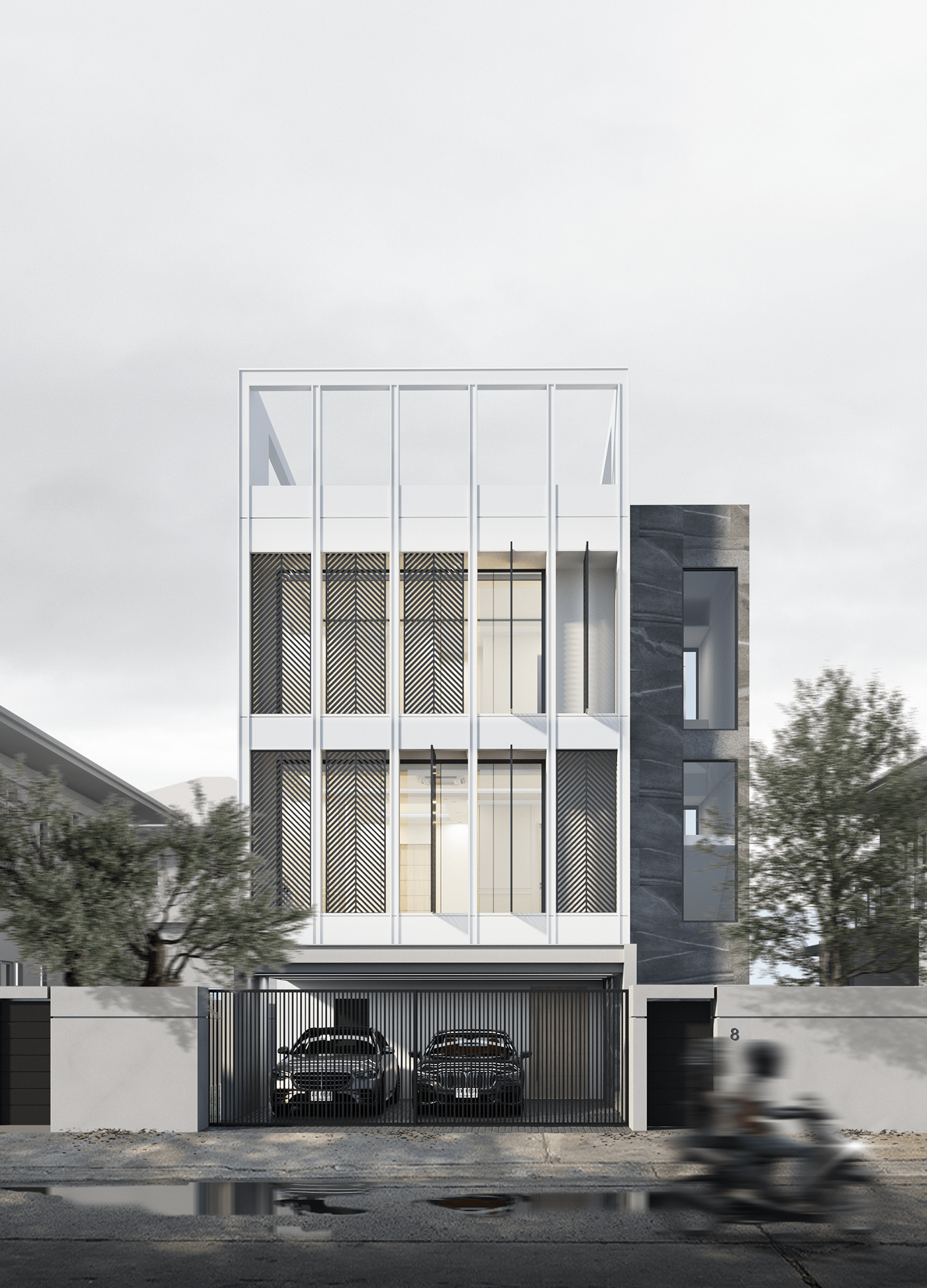 architecture CGI house interior design  modern Render residential visualization HOUSE DESIGN modern house