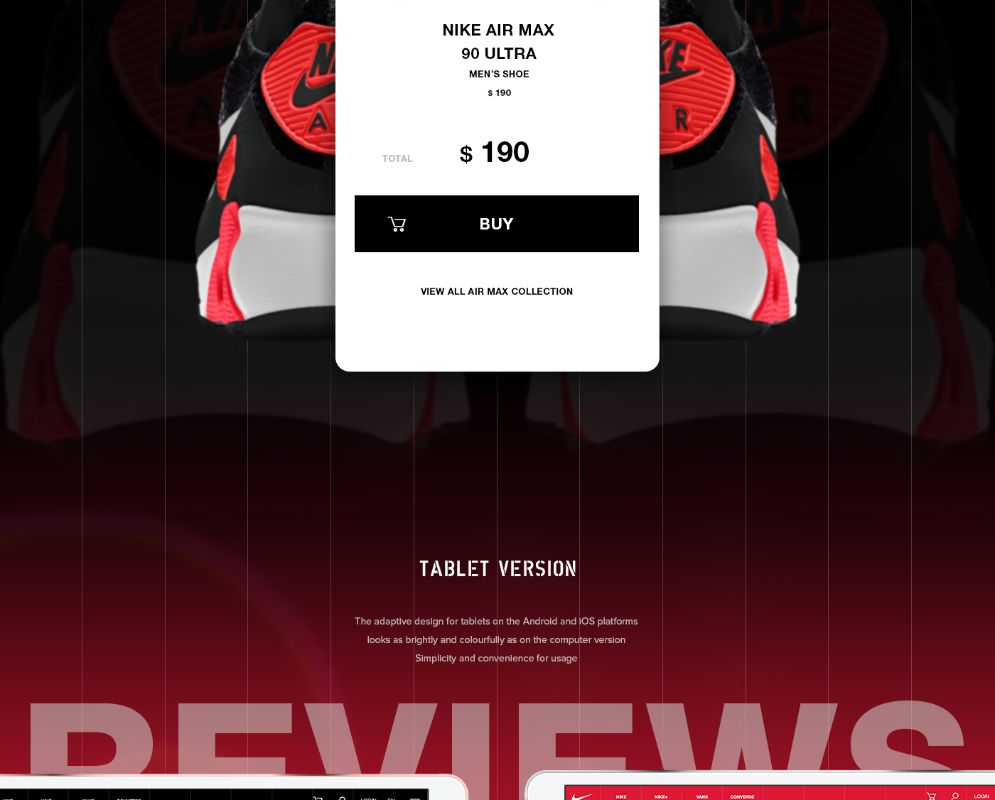 best top UI ux Nike shoes Web usa MadeWithAdobeXd interaction