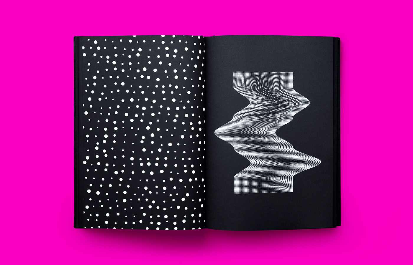 ILLUSTRATION  graphic design  pattern design  dots one million colour Book Cover Design psychology data visualisation book design