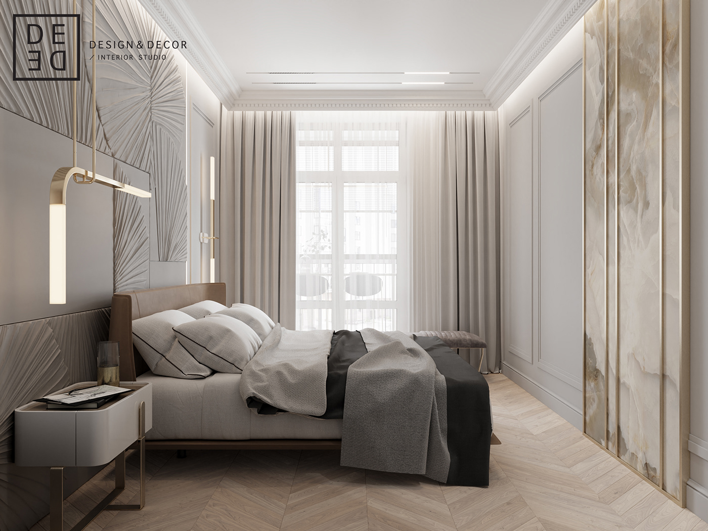 Interior design Inetriordesign architecture Minimalism modern architecture design DE&DE Interior Studio corona render  photoshop