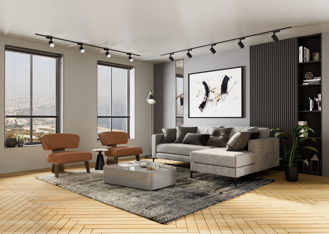 3dsmax apartment coronarenderer design Interior kitchen livingroom photoshop tvunit