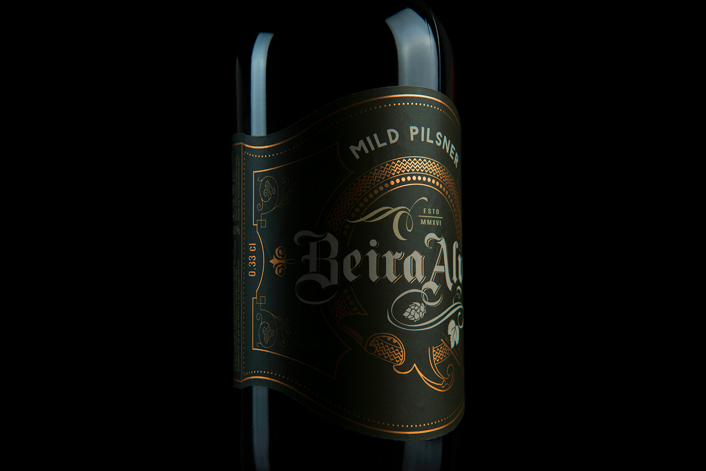 Adobe Portfolio beer Packaging Label design premium ornament Unique Portugal Coimbra