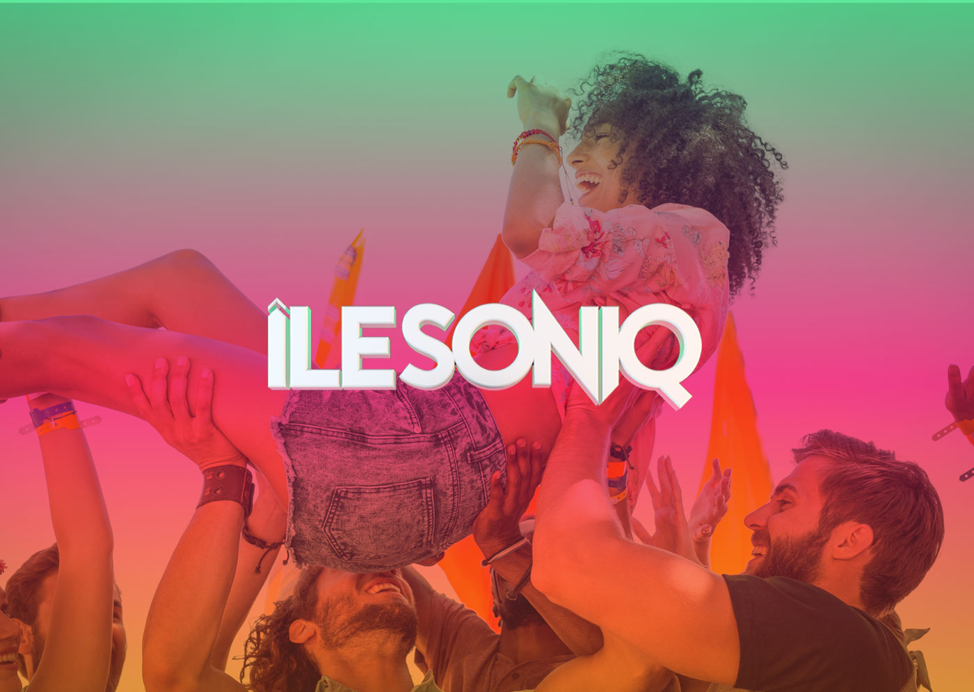 festival Ilesoniq osheaga HEAVYMONTREAL electronic hip hop DANCE   Montreal Quebec application mobile interactive gradient colors wireframe