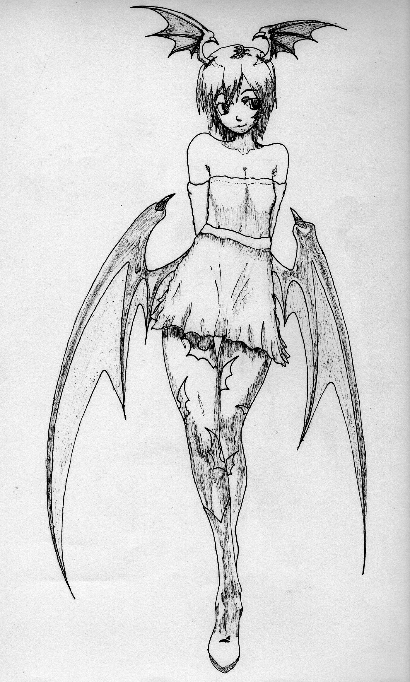 concept art capcom vampire savior darkstalkers Lilith ink