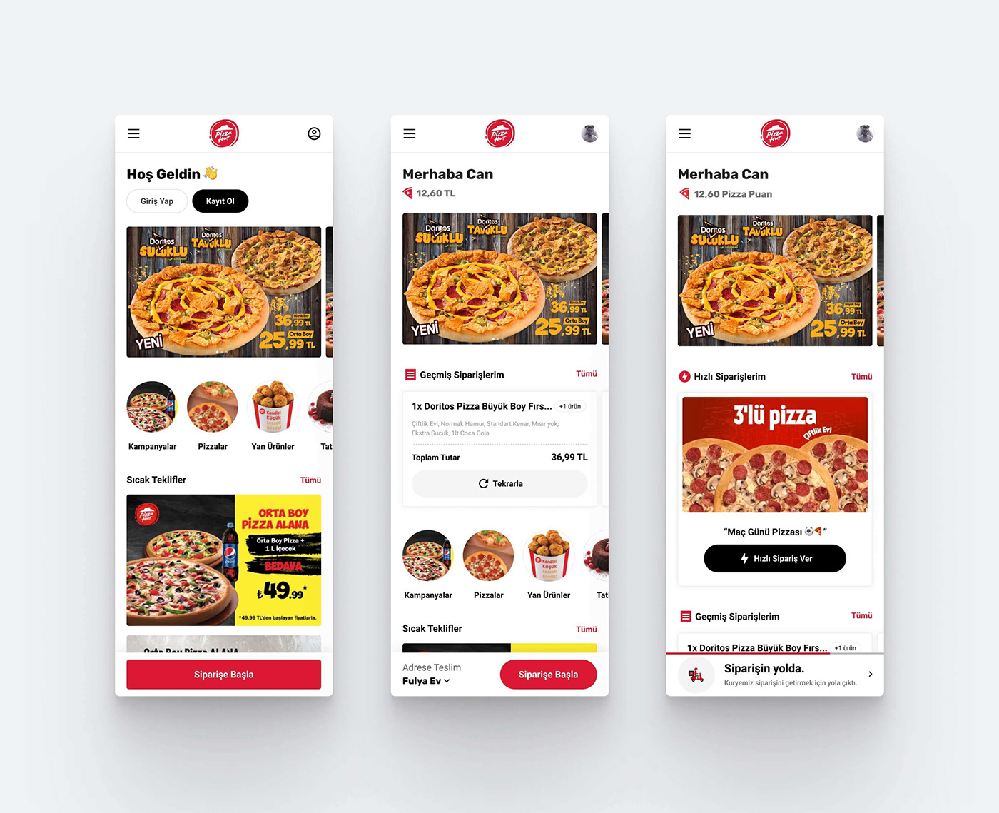 Pizza Hut E-Commerce Website by Clockwork