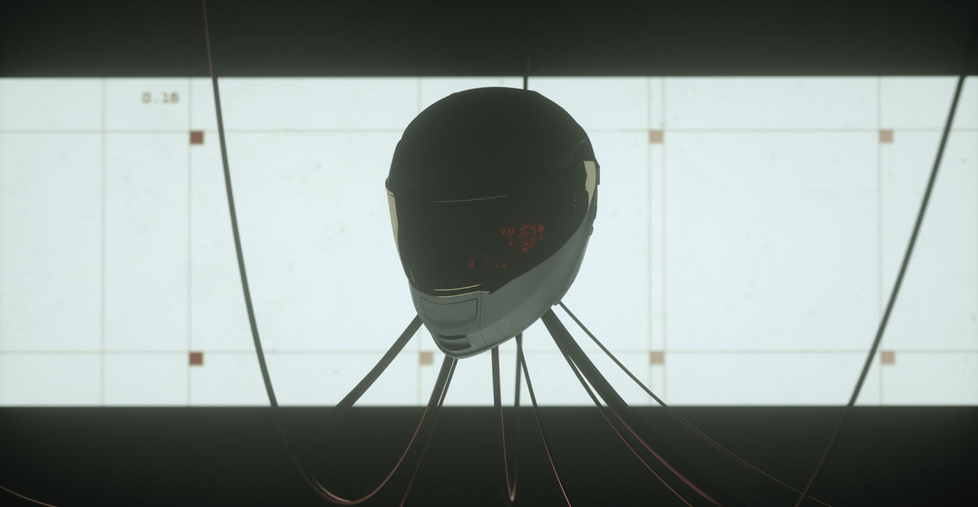 animation  cinema4d after effects 3d modeling human Flying Helmet zondering Don Diablo
