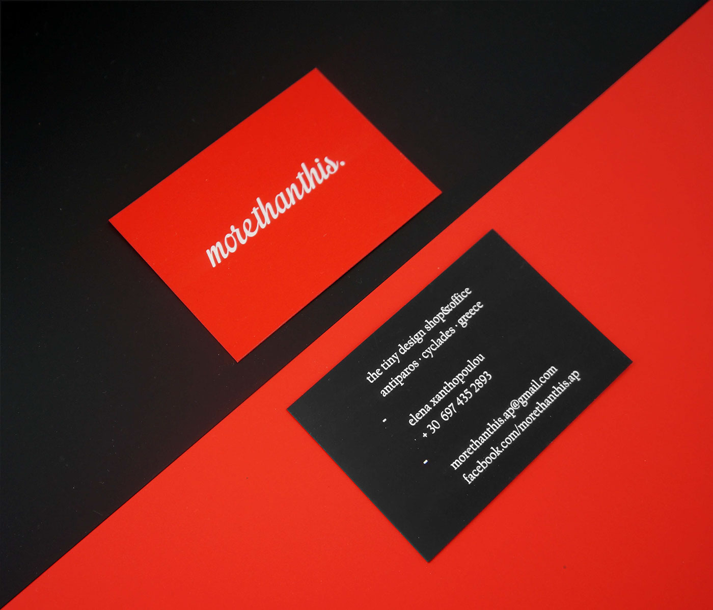 minimal design graphic design  Interior branding  simple White Branding stationery red Greece