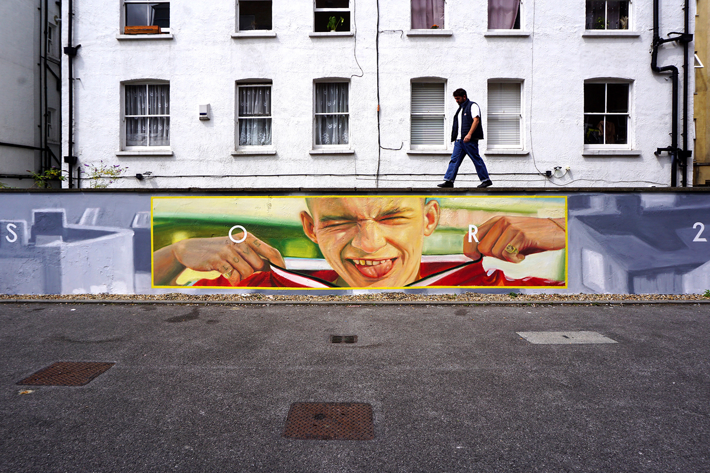 streetart Mural MURALISMO Graffiti londonart arte portrait retrato pintura artecallejero pinturamural sortwo