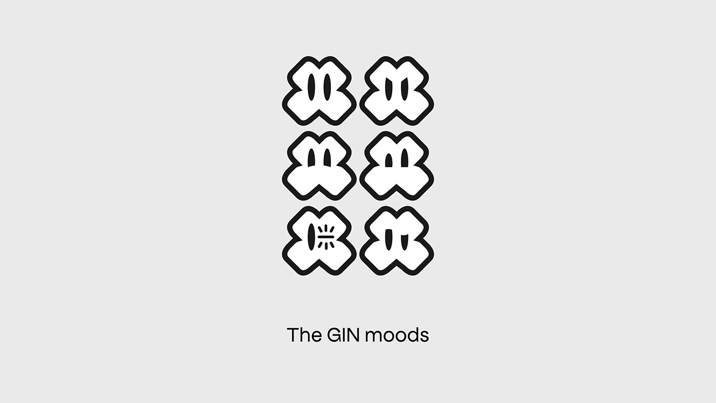 agency brand branding  Büro gin identity logo studio symbol