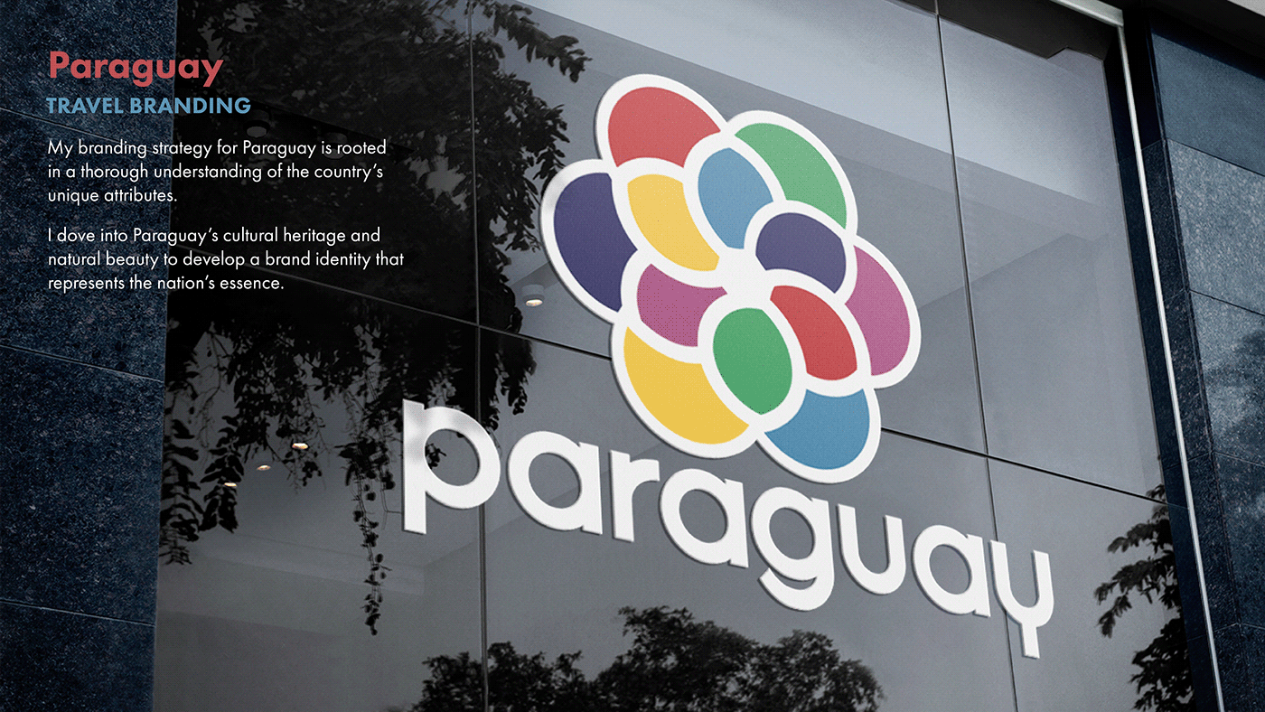 paraguay south american brand identity lace logo Corporate Identity typography   Brand Design visual identity Logo Design