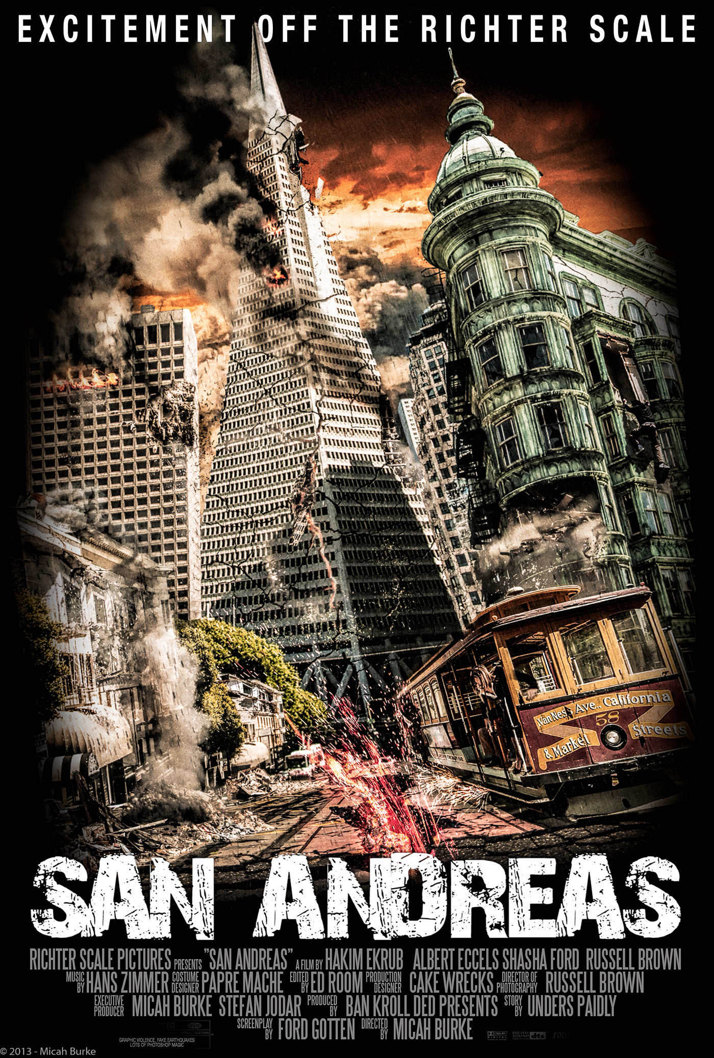 San Andreas Movie Poster.