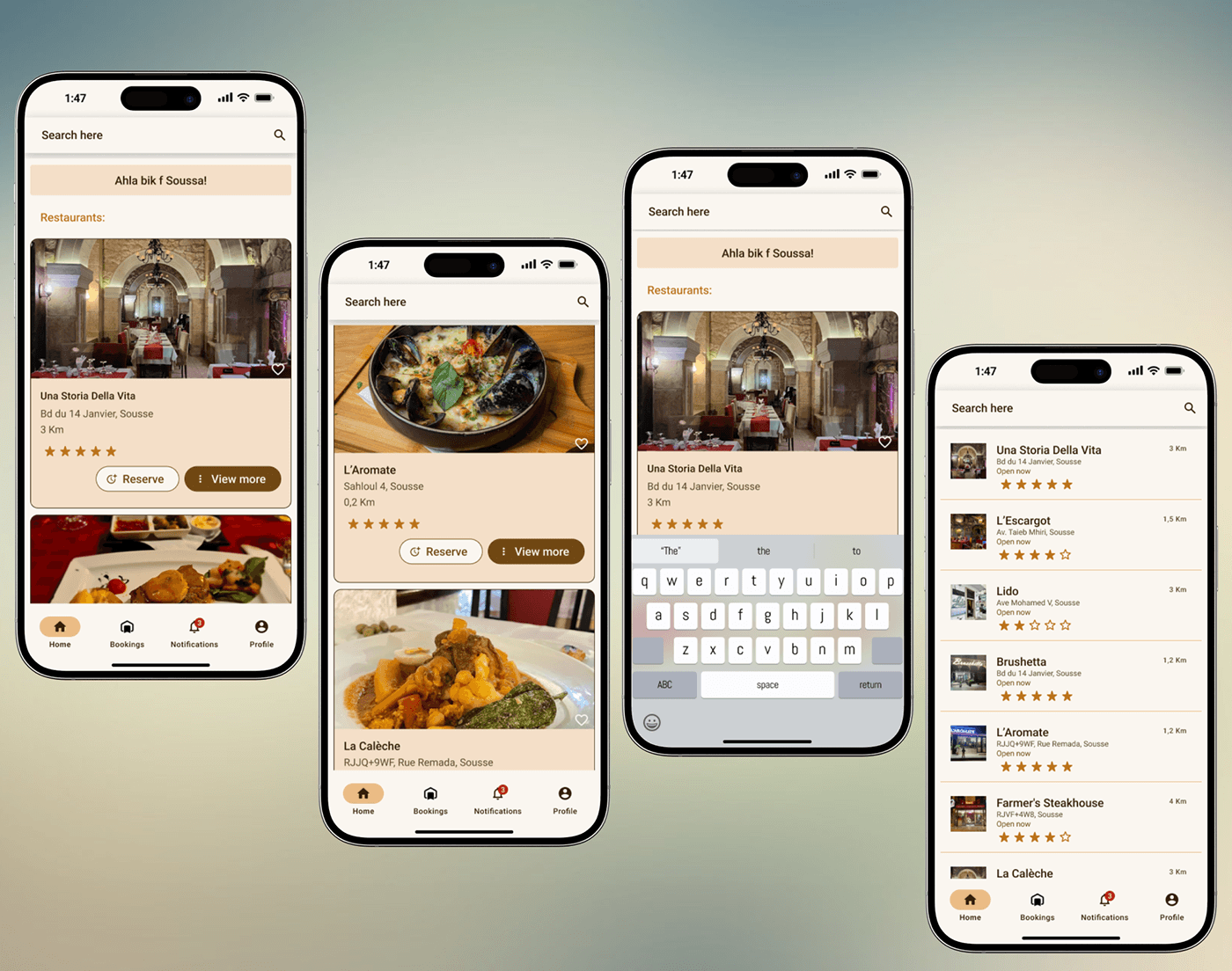 UI/UX mobile mobile design table reservation restaurant material design iOS design Mobile app Figma