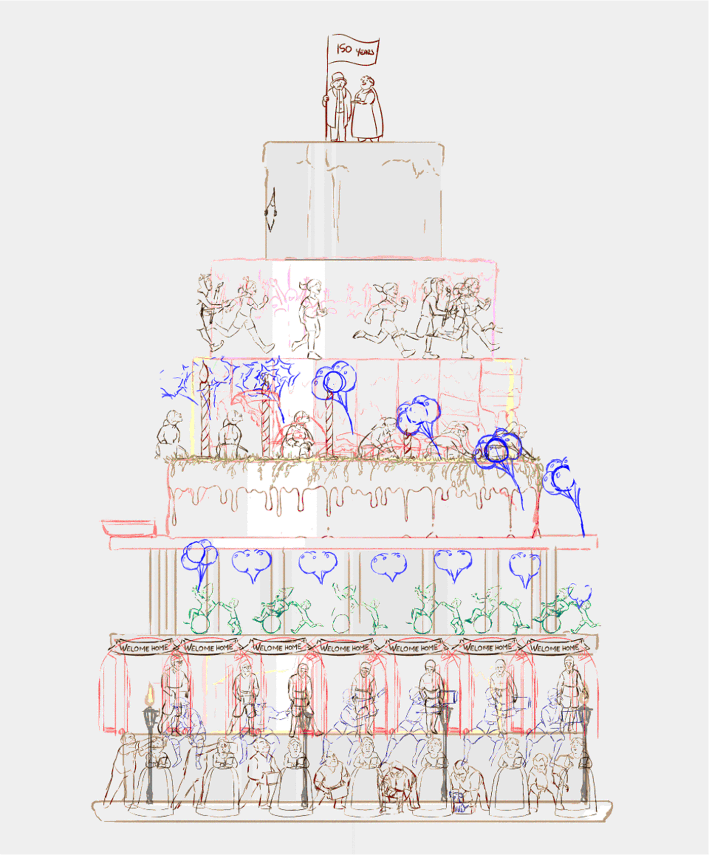 animation studio zoetrope cake Character design  ILLUSTRATION  artwork design London 3d printing