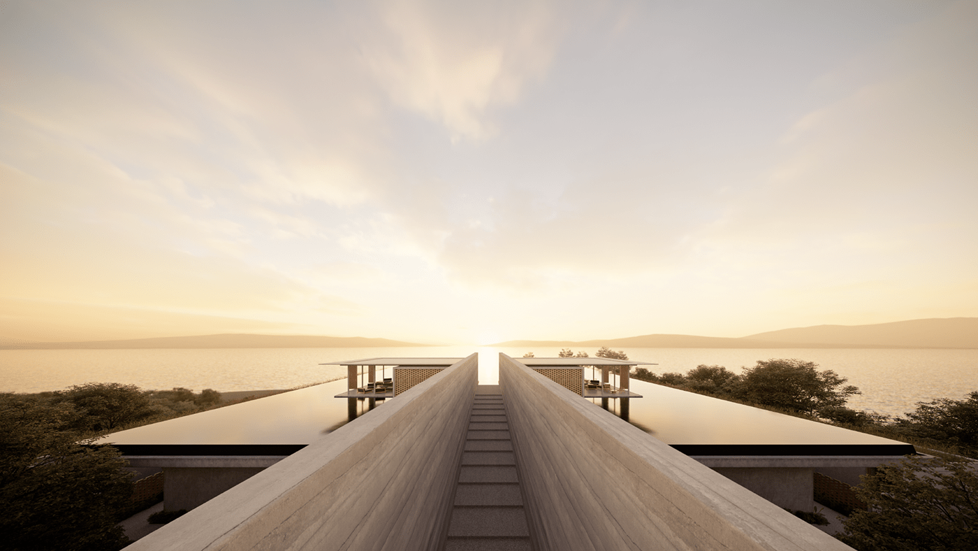 archiviz bali blackhaus CGI GiliGede highquality Island luxuryhotel realestate rendering