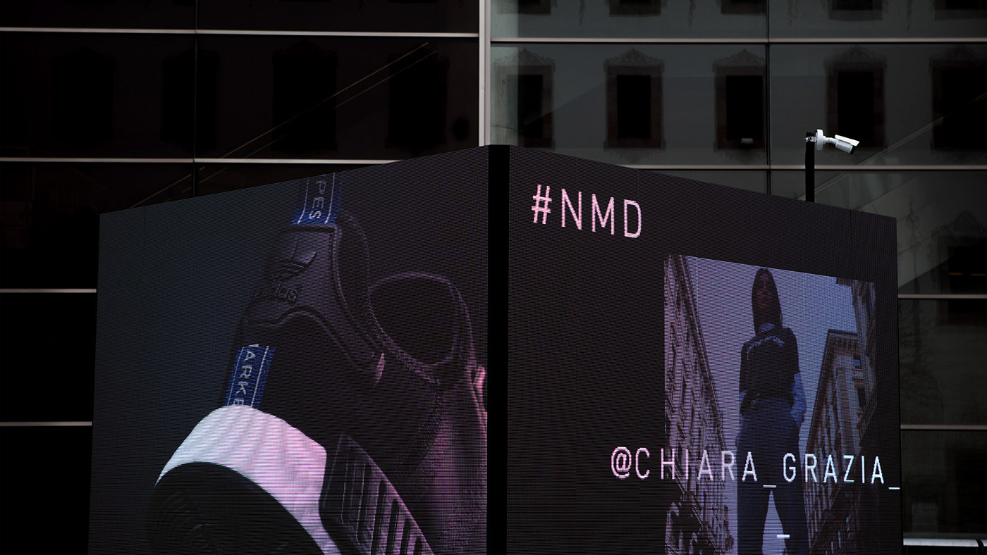 installation led adidas your majesty shoe NMD instagram Unreal Engine Experiential Event