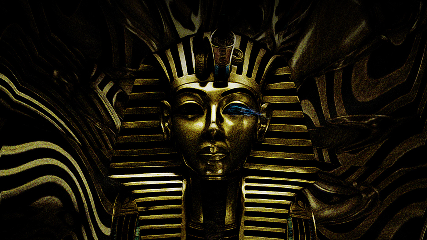 art concept Tutankhamun ancient egypt egyptian pharaoh artwork Digital Art 