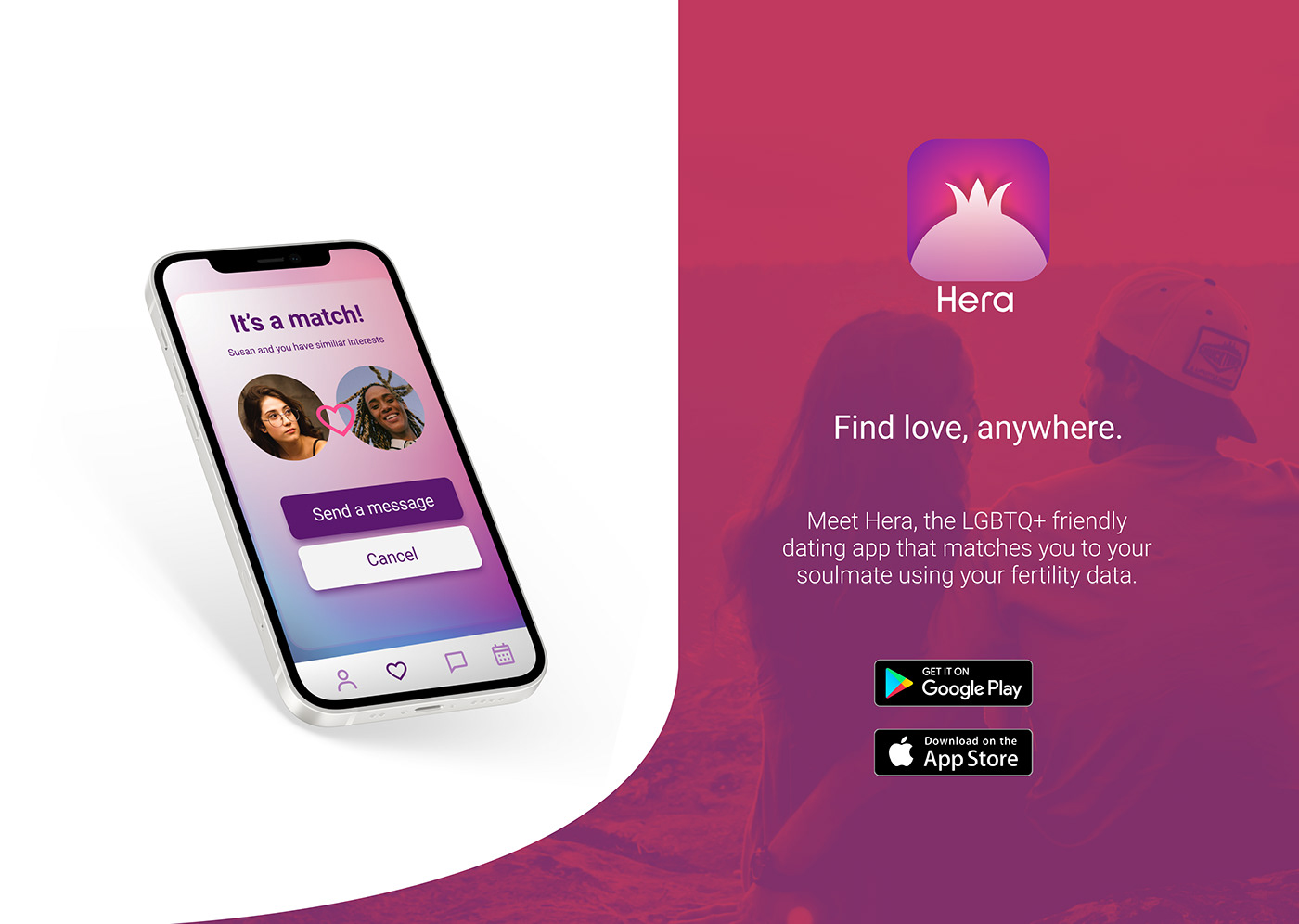app Dating design LGBT Love ux/ui