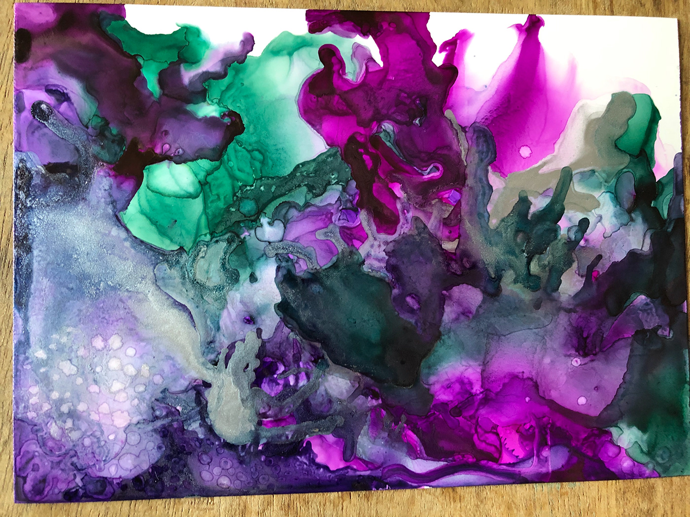alcohol ink yupo paper