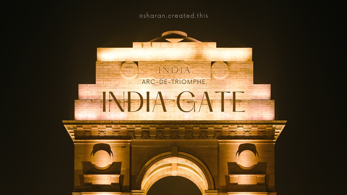 architecture flag gate identity India light patriotic Photography  tourism Travel