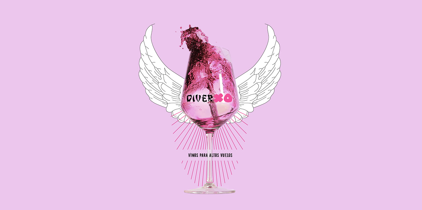 Carta cooler diverxo maridaje menu pink restaurant rosa vino wine