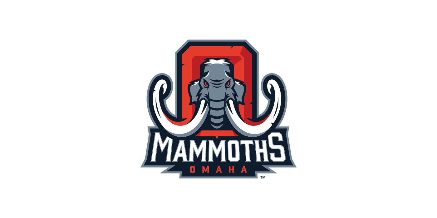 FXFL Omaha mammoths football sports brand Sports logo sports logos Team brand