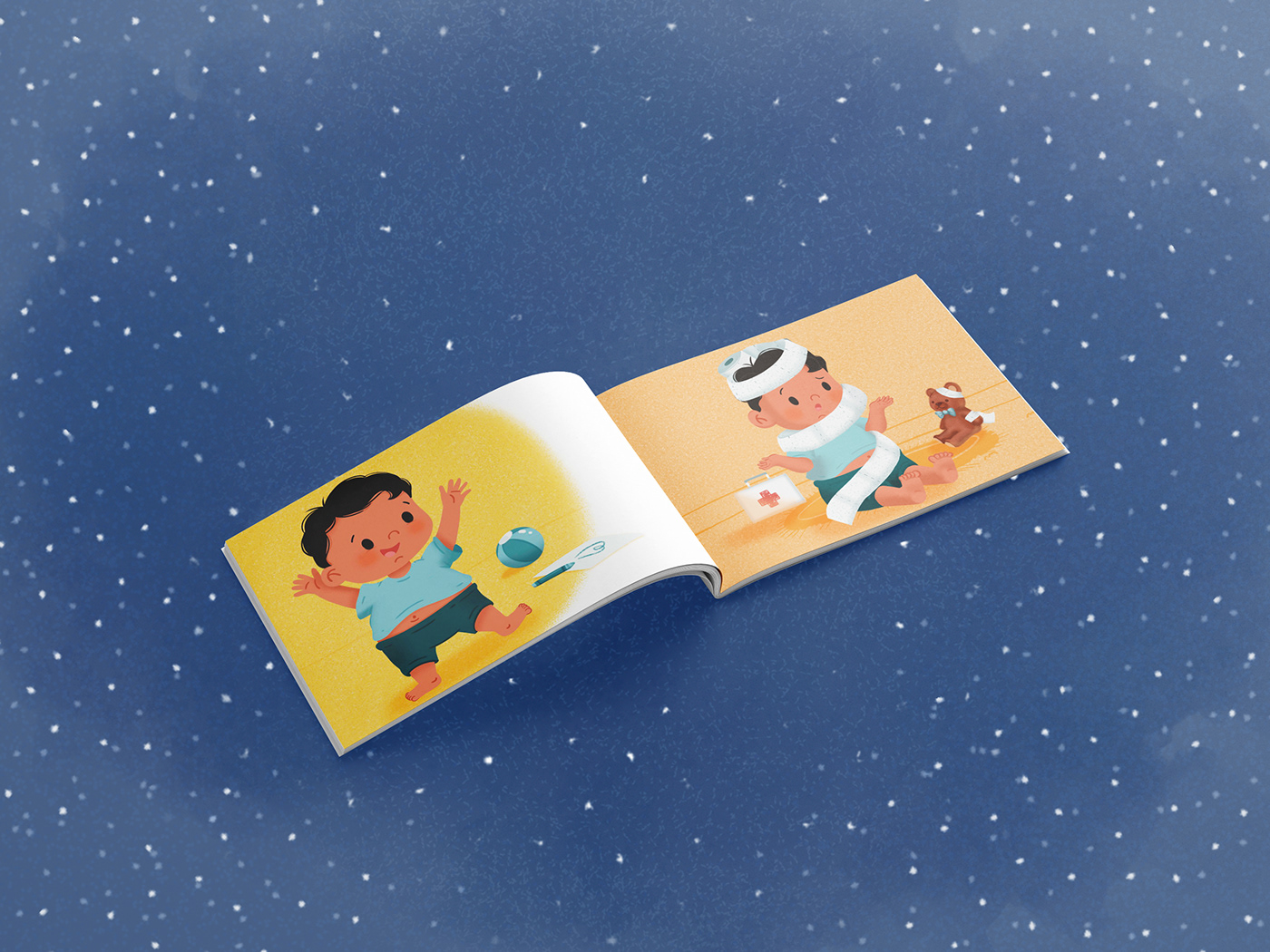baby book children book children's book cover design Digital Art  ILLUSTRATION  toddler